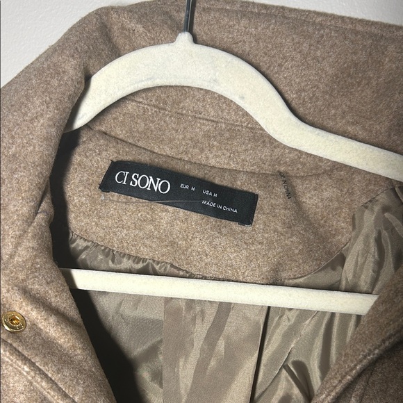 Ci Sono Women's Tan Utility Jacket - Picture 2 of 6
